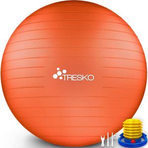 Gymnastikball Tresko Anti-Burst, mit Luftpumpe