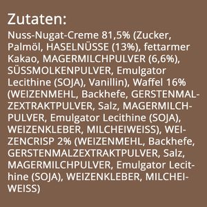 Produktbild für Waffeln nutella B-ready, Waffelriegel