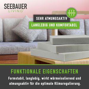 Produktbild für Schaumstoff Seebauer-Living Medium RG 35/40, mittelfest