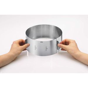 Produktbild für Tortenring Gefu Tondo XXL 14304, backofenfest, aus Edelstahl