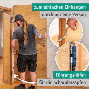 Produktbild für Montagewerkzeug Wolfcraft 3674000, Türblatt-Montage-Set