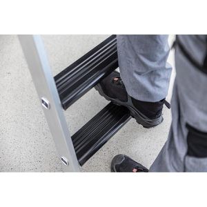 Produktbild für Stehleiter MUNK 42112, nivello-Leiterfüße, mit Plattform