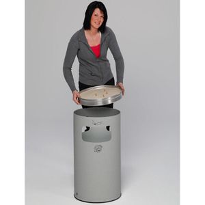 Produktbild für Aschenbecher VAR H70K, 3054, silber, für Outdoor