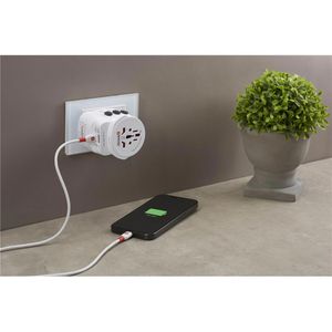 Produktbild für Reiseadapter SKROSS Pro Light USB AC45PD