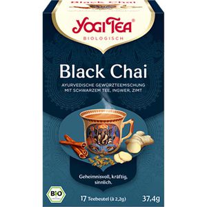 YogiTea Tee Black Chai, Gewürzteemischung, BIO, 37,4g, 17 Beutel