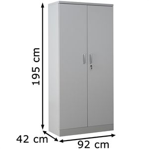 Produktbild für Aktenschrank G-Office FLC/WD.19, aus Metall / Holz
