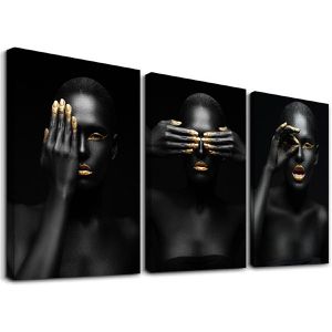 Produktbild für Wandbild visario Goldene Frau