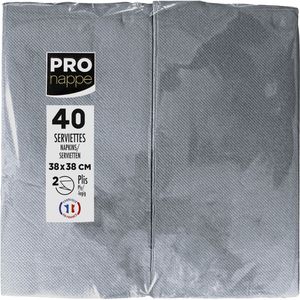 Produktbild für Servietten PROnappe SV623930I, grau