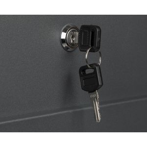 Produktbild für Briefkasten Ondis24 Atlanta PACK, anthrazit/silber, aus Stahl