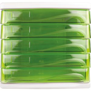 Produktbild für Schubladenbox Helit H6129930, the wave, A4