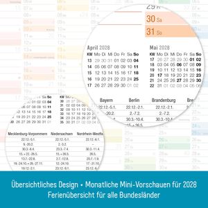 Produktbild für Plakatkalender Häfft 12372-5, Rainbow gefalzt, Jahr 2027