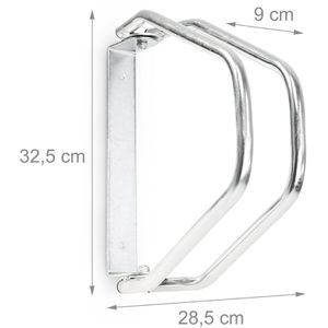 Produktbild für Fahrradständer Relaxdays 10014664, Wandmontage