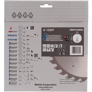 Produktbild für Kreissägeblatt Makita E-12267, EFFICUT