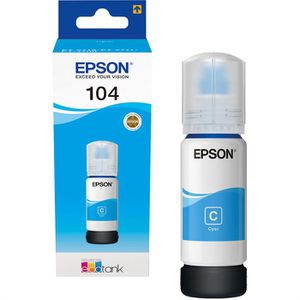 Tinte Epson 104, C13T00P240 cyan