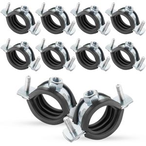 Rohrschelle Poppstar 1011136, Schraubrohrschelle, Set