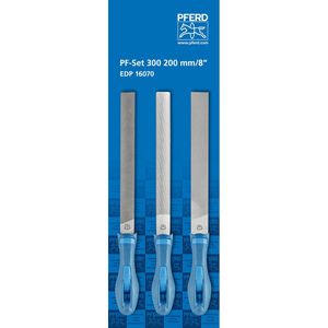 Werkstattfeile PFERD-TOOLS PF-Set 300 200, Hieb 1 & 2