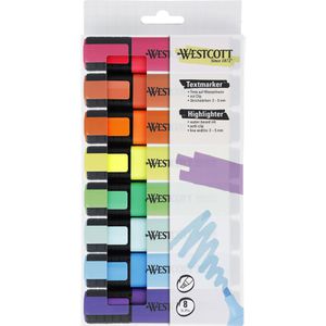 Produktbild für Textmarker Westcott E-744252 00, 8 Stück