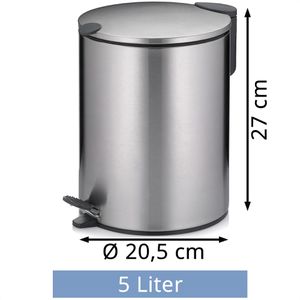 Produktbild für Mülleimer Kela Mats, 23703, silber matt