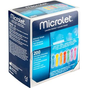 Produktbild für Lanzetten Microlet 85255843 bunt, steril
