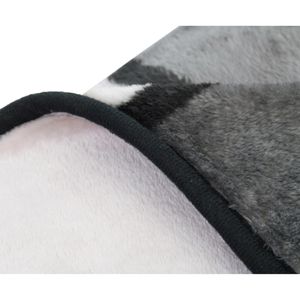 Produktbild für Kuscheldecke Gözze Antigua Cashmere Feeling, rot/schwarz/weiß