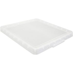 Produktbild für Deckel-Aufbewahrungsbox Really-Useful-Box transparent