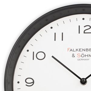 Produktbild für Wanduhr Falkenberg&amp;Söhne Kunststoff, analog, Funkuhr