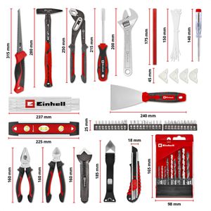 Produktbild für Werkzeugkoffer Einhell E-Case Renovierung, 370517