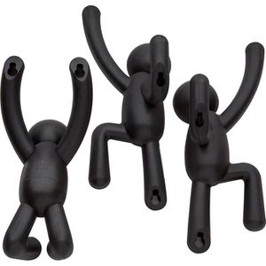 Produktbild für Garderobenhaken Umbra Buddy, 318165-040, schwarz