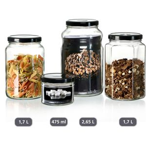 Produktbild für Einmachglas Ritzenhoff&amp;Breker Mara, mit Schraubdeckel