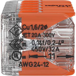 Produktbild für Verbindungsklemme Wago Compact, 221-420, 10 Leiter