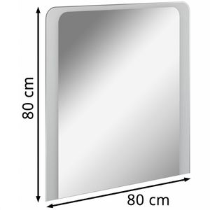 Produktbild für Wandspiegel Fackelmann 84298, quadratisch