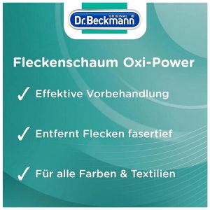 Produktbild für Fleckenentferner Dr.Beckmann Fleckenschaum Oxi Power, Spray