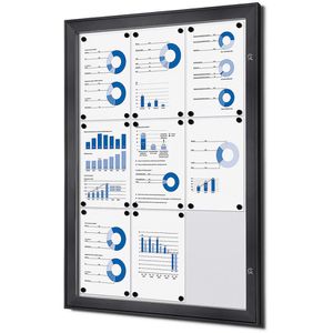 Produktbild für Schaukasten Showdown-Displays anthrazit, außen