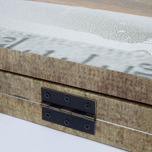 Produktbild für Paravent Mendler Glitzer Retro Fashion innen 3-tlg