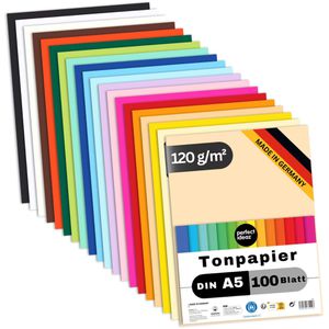 Produktbild für Tonpapier perfect-ideaz A5