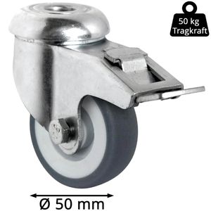 Produktbild für Apparaterolle CASCOO Serie P2T2, mit Rückenloch
