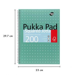 Produktbild für Collegeblock Pukka-Pad Metallic Jotta JM018SQ, A4+