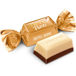 Produktbild für Minischokolade Merci Petits Kaffee Sahne
