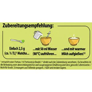 Produktbild für Matcha Lebepur Grüntepulver Premium Qualität, BIO