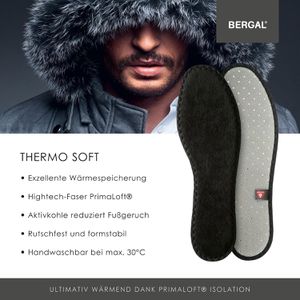 Produktbild für Einlegesohlen Bergal Thermo Soft, PrimaLoft-Faser