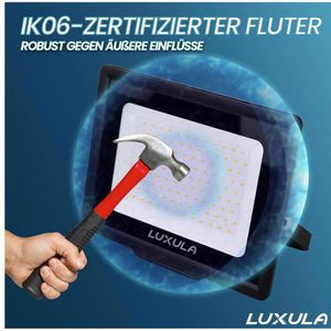 Produktbild für LED-Außenstrahler Luxula LX400111, IP65 wasserdicht