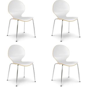 Produktbild für Besucherstuhl Nowy-Styl Cafe VI, stapelbar