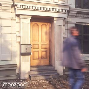 Produktbild für Briefkasten Monzana 109596, schwarz/silber, aus Stahl