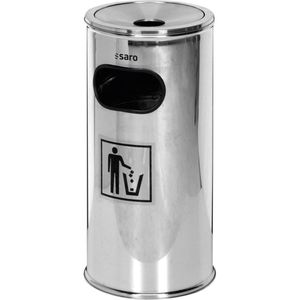 Produktbild für Aschenbecher Saro Remco, 282-3025, silber, für Outdoor