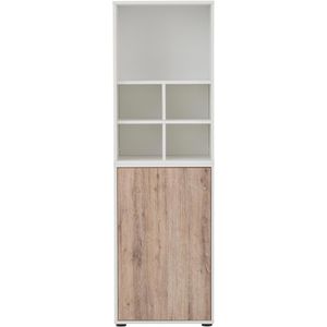 Produktbild für Kombischrank Möbelpartner Serie 400, wildeiche / weiß