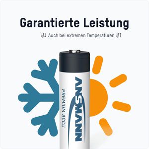 Produktbild für Akku Ansmann Premium, 1,2 V, 2650 mAh