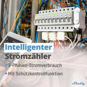 Produktbild für Stromzähler Shelly 3EM, WLAN