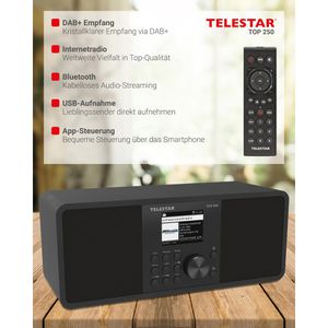Produktbild für Radio Telestar Top 250 DAB+