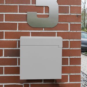 Produktbild für Briefkasten SafePost ScanPro 810 RAL9003, signalweiß aus Stahl