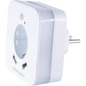 Produktbild für Nachtlicht InnTec SLED02 LED, mit USB, für Steckdose